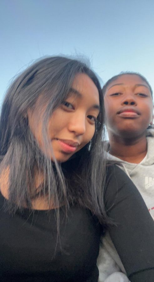 Jessica Groyon, 12, and Jada McBride, 12