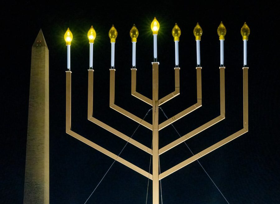 National Menorah located in Washington D.C.