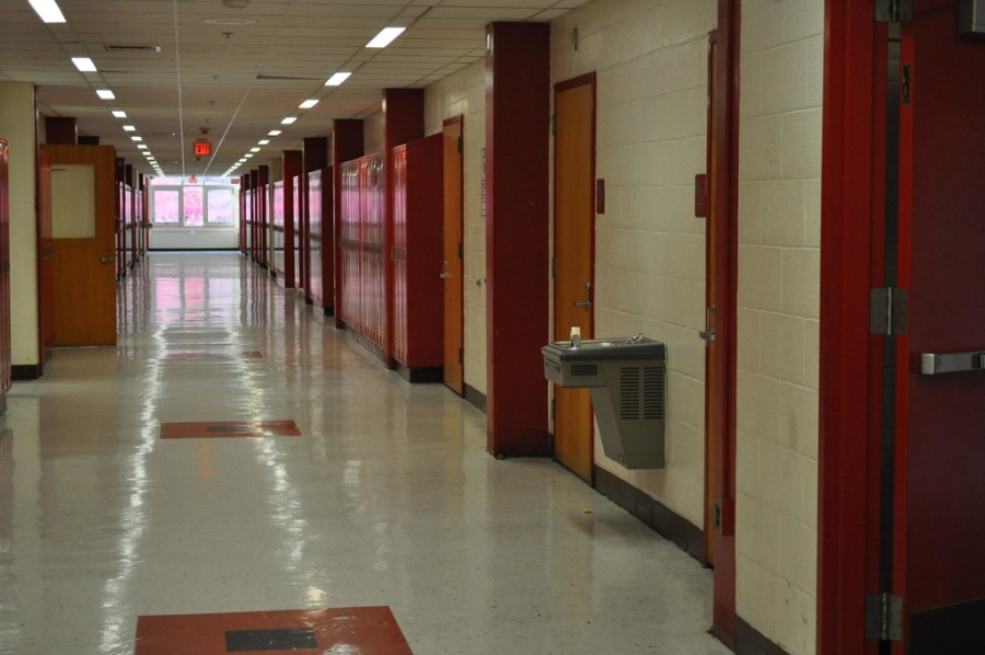 School+hallway.+