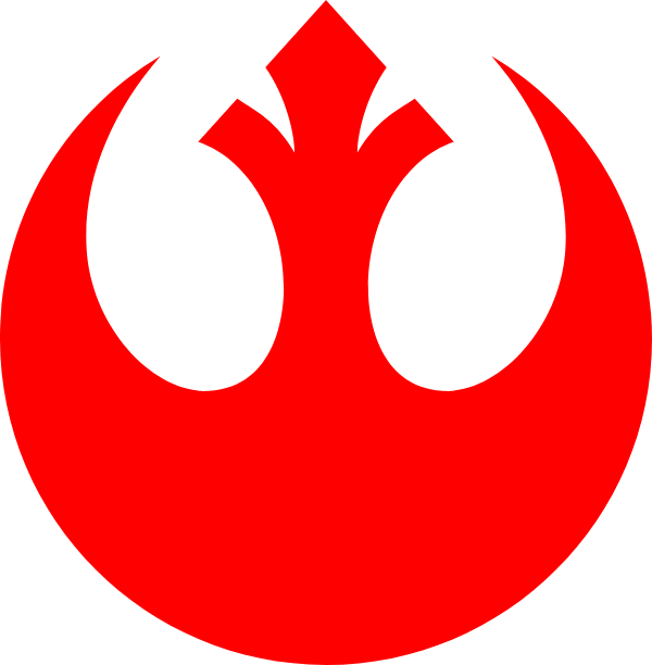 The rebel emblem from Star Wars. 