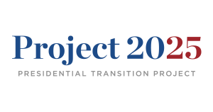 The logo representing Project 2025.