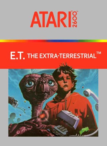 The cover art for E.T.: The Extra Terrestrial.