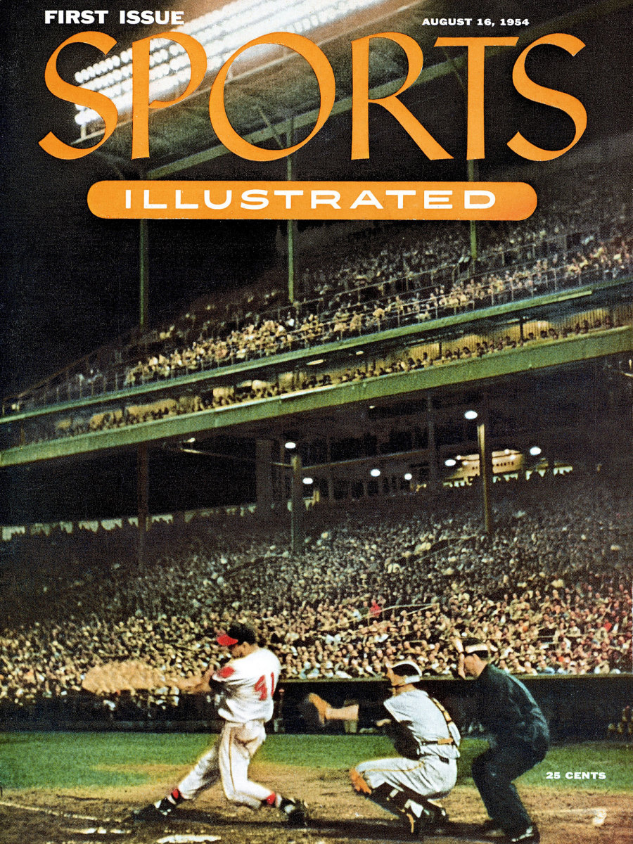 The cover of the first Sports Illustrated issue, released in 1954.