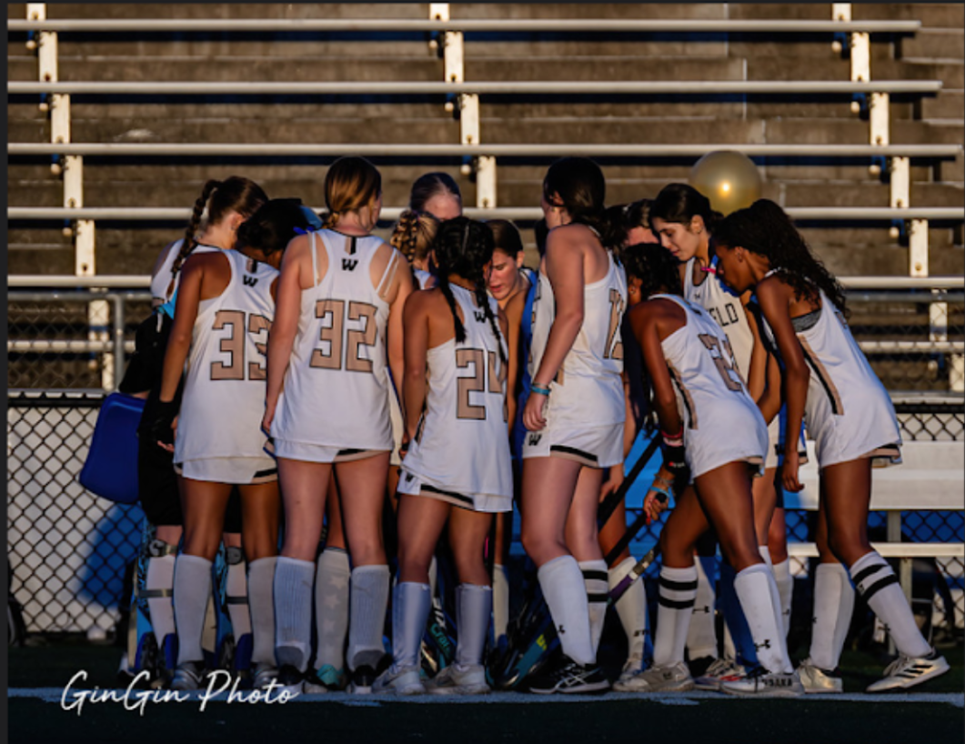 A photo of Westfield JV Field Hockey’s home game against Chantilly.